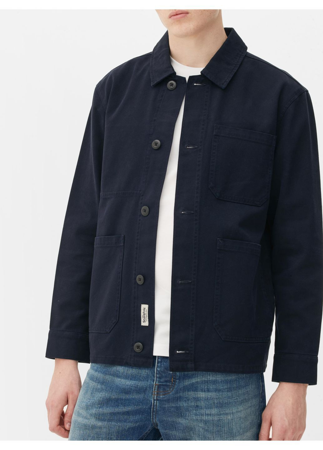 Темно-синя джинсова куртка,темно-синій, Primark