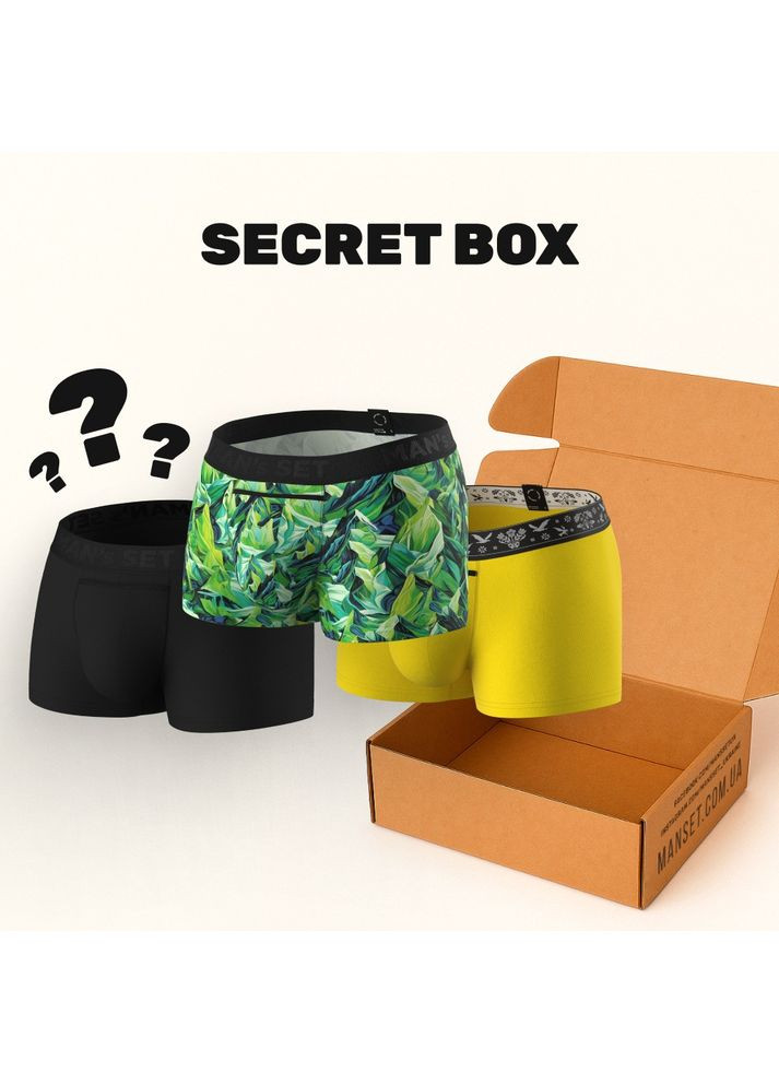 Набор мужских анатомических трусов Secret Box Classic (3 шт) SBXC-003 MAN's SET (366575249)