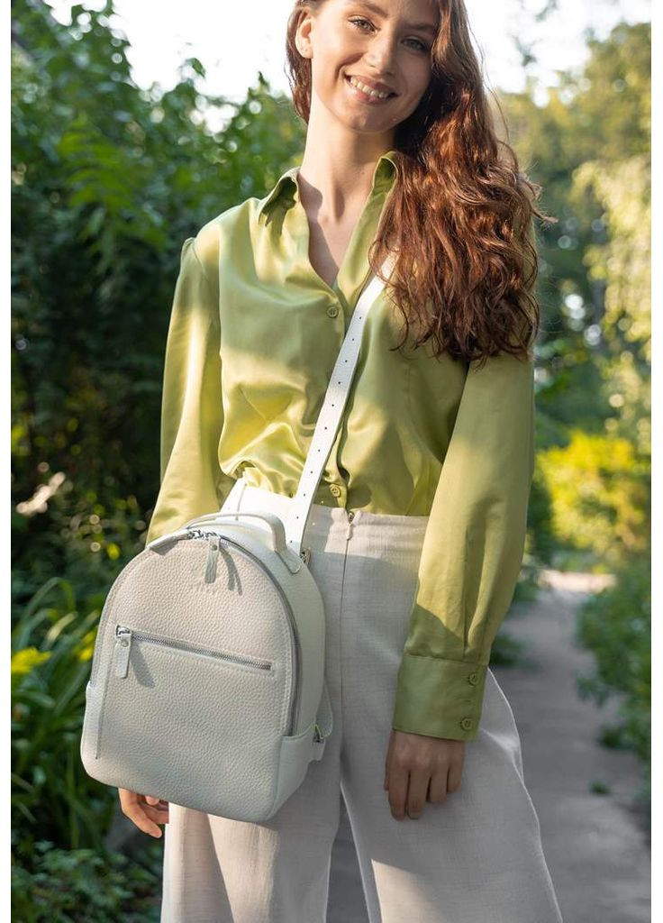 Шкіряний рюкзак Groove S білий The Wings (348358604)