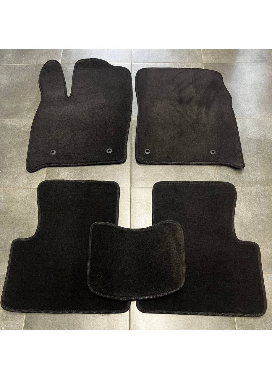 Ворсові килимки в салон для Dodge Durango (WK2) (10-) Ворс Фортуна, Чорні Fortuna (369166612)