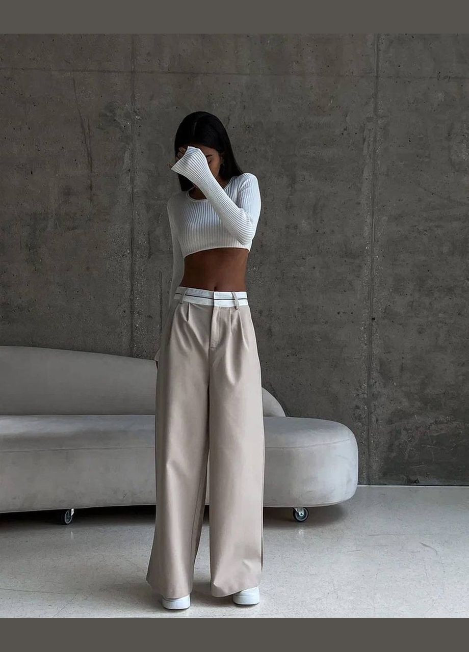 Брюки женские прямого кроя No Brand (315692583)