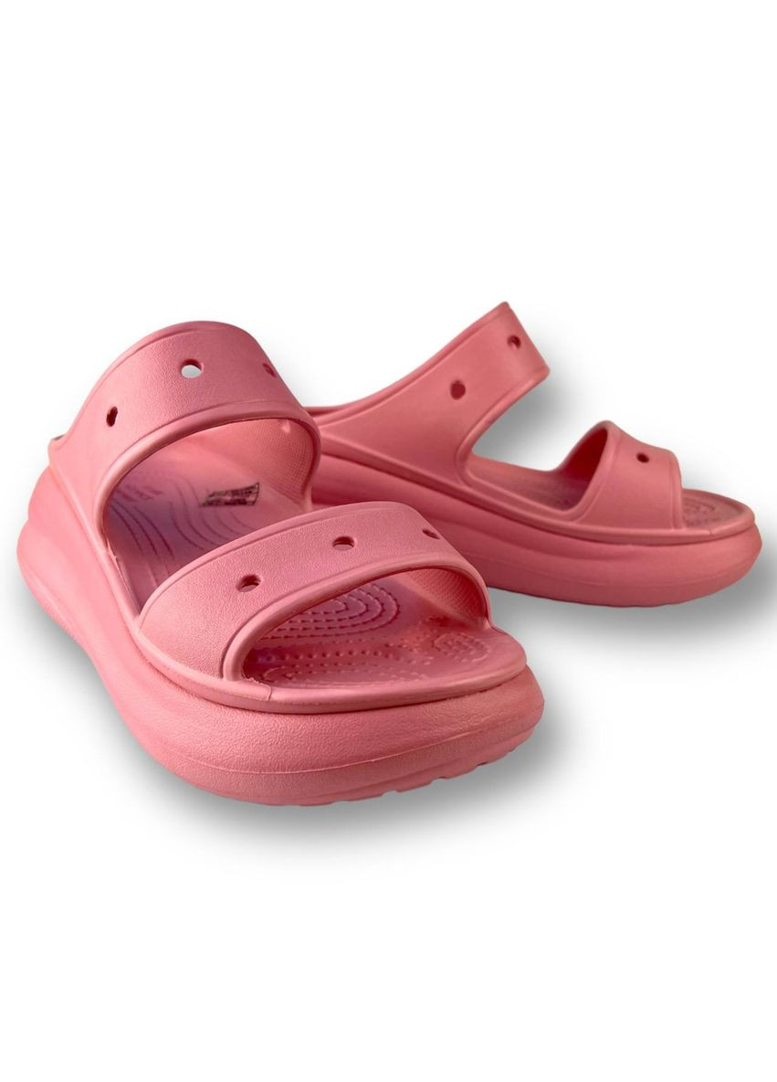 Оранжевые classic crush sandal blossom w9 Crocs