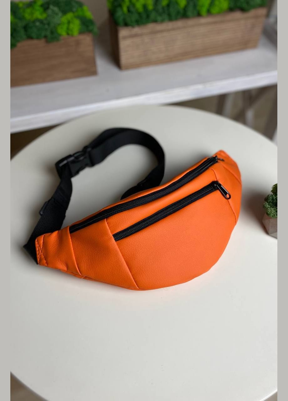 Оранжевая компактная сумка бананка на 4 отделения Prime orange No Brand (293943087)