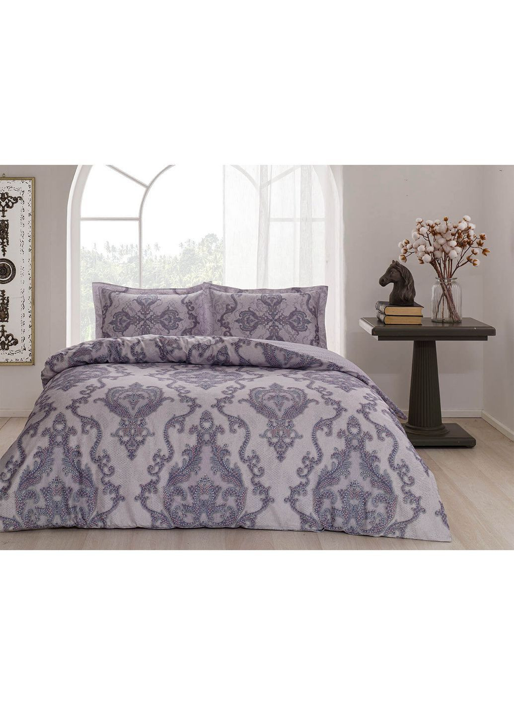 Постельное белье Selby mor сатин евро Tac (371657018)