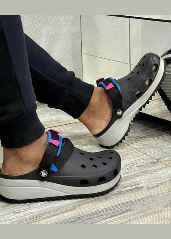 Цветные крокс хайкер клог платформа clog Crocs