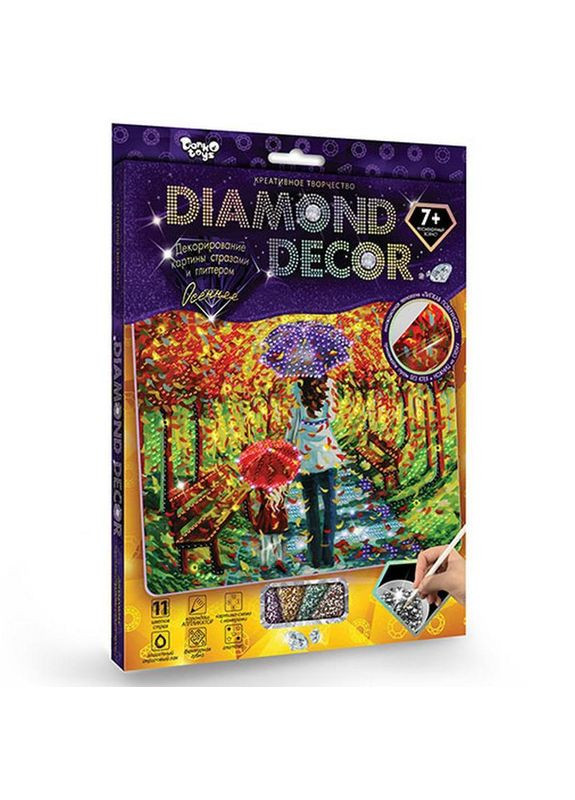 Набір креативної творчості "Diamond Dekor", DD-01-08 Осіння 4820186075243 Danko Toys (372707300)
