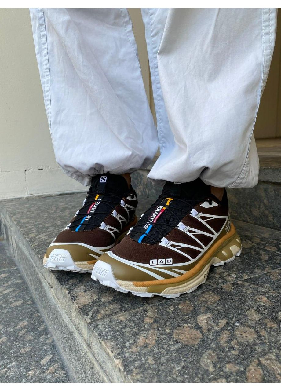 КРОССОВКИ ЖЕНСКИЕ SALOMON S LAB XT-6 WREN KANGAROO САЛОМОН ХТ-6 No Brand бежевые демисезоны (367175978)