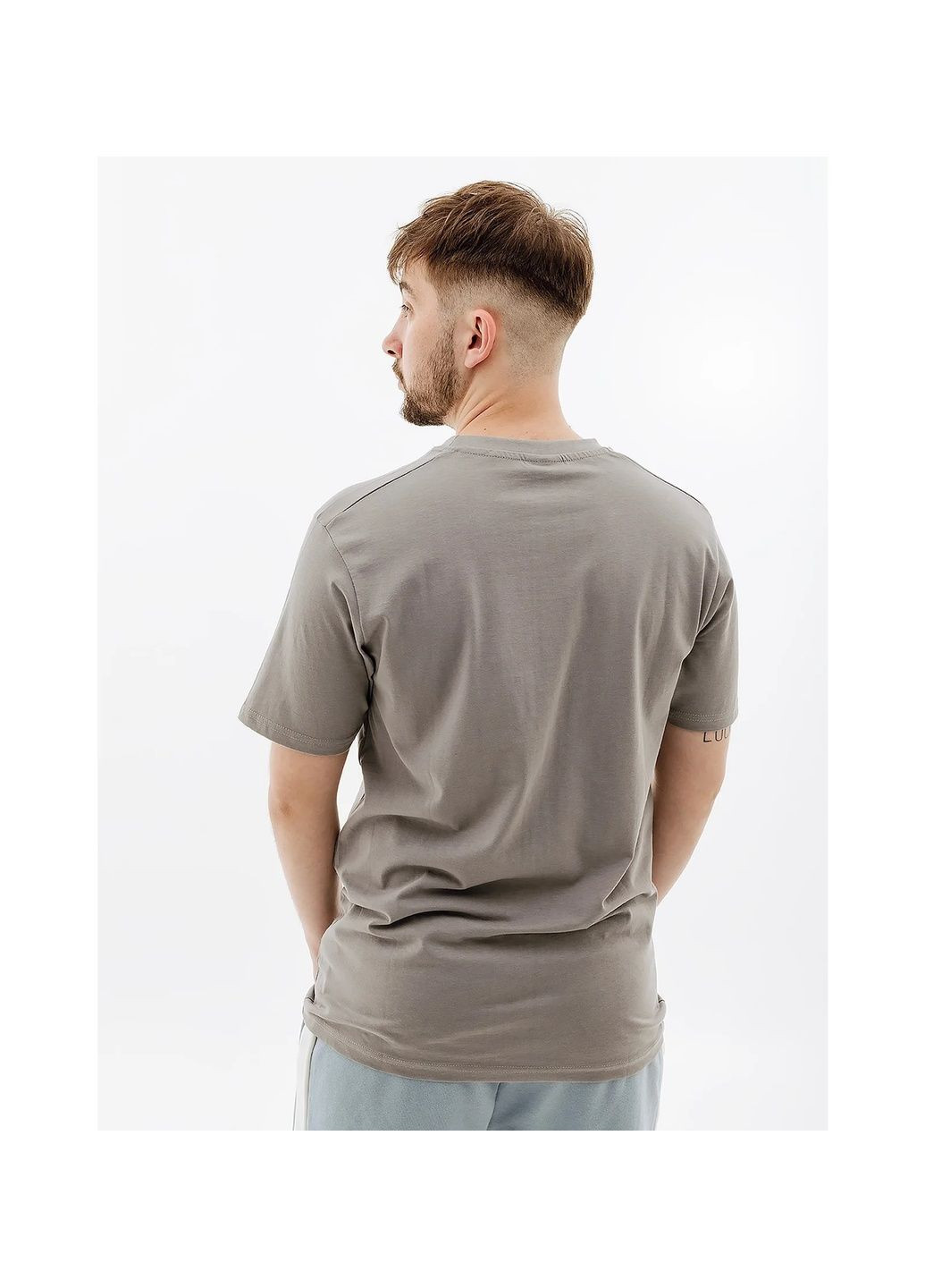 Коричневая футболка мужская visageo tee brown shr17633-109 Ellesse