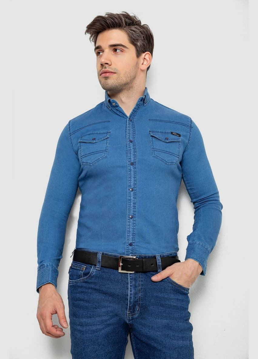 Сорочка чоловіча джинсова Ager 214R802 (338185756)