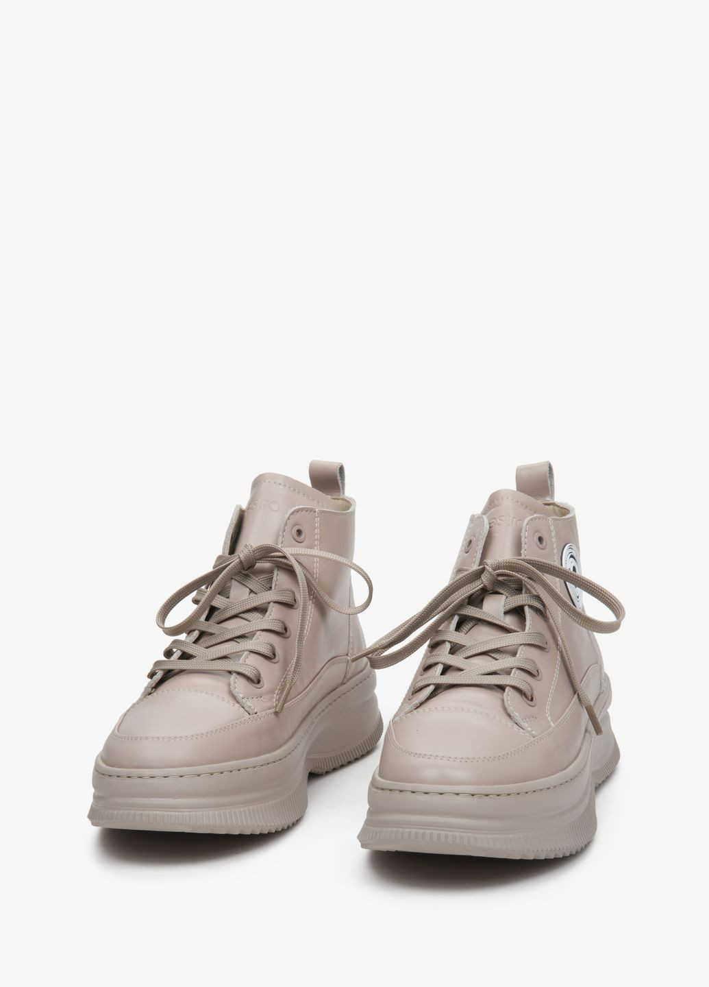 Черевики-спорт, колір бежевий Estro бежеві демісезони (324030166)