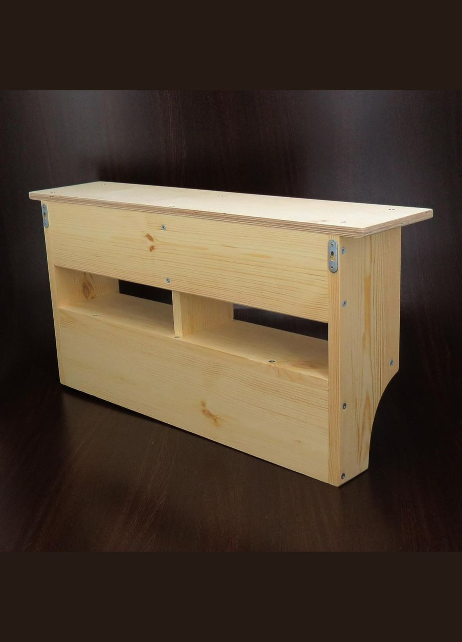 Вішалка для одягу з дерева Річмонд 2 ваніль (ВДО-201702) No Brand (327847329)