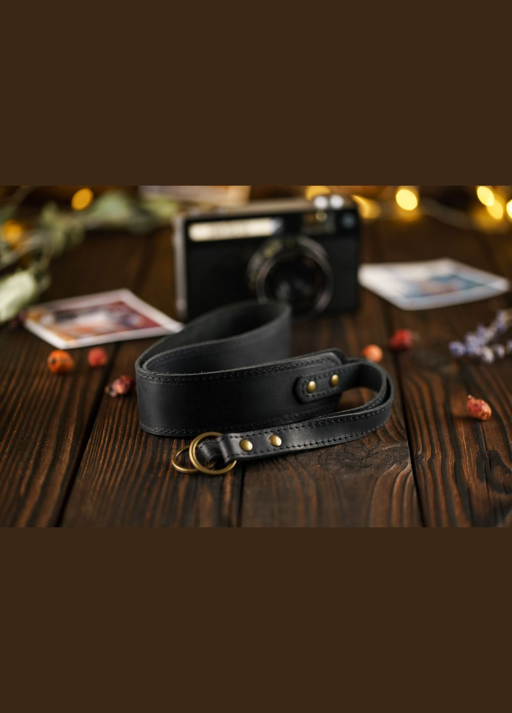 Шкіряний ремінь для фотокамери з персоналізацією No Brand (304418953)