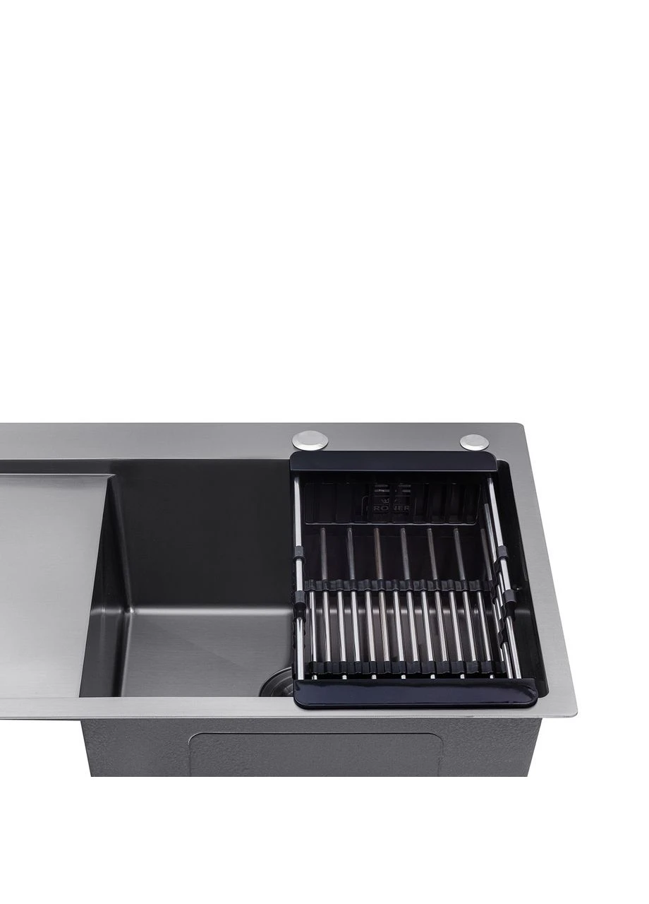 Кухонная мойка KRP Schwarze - 7849RHM PVD (3.0/1.0 мм) Kroner (322643625)