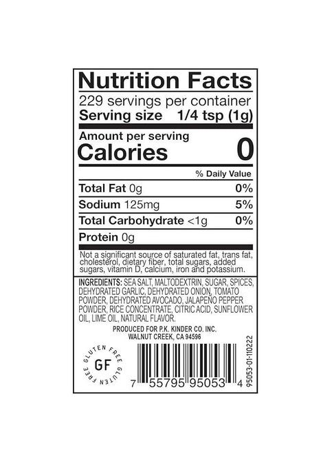 Приправа Avocado Lime Rub для м'яса риби та овочів 229 г Kinder's (313293942)