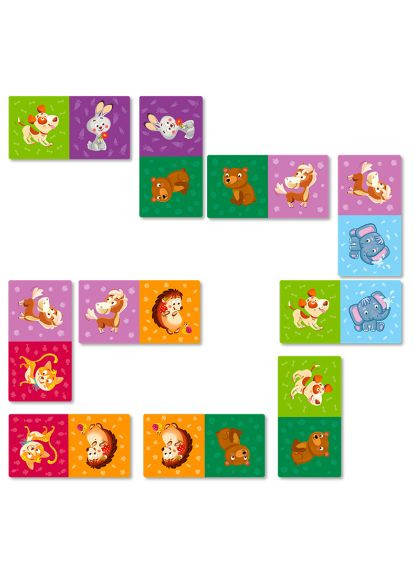 Настільна гра (300248) Dodo Доміно Тваринки (369497161)