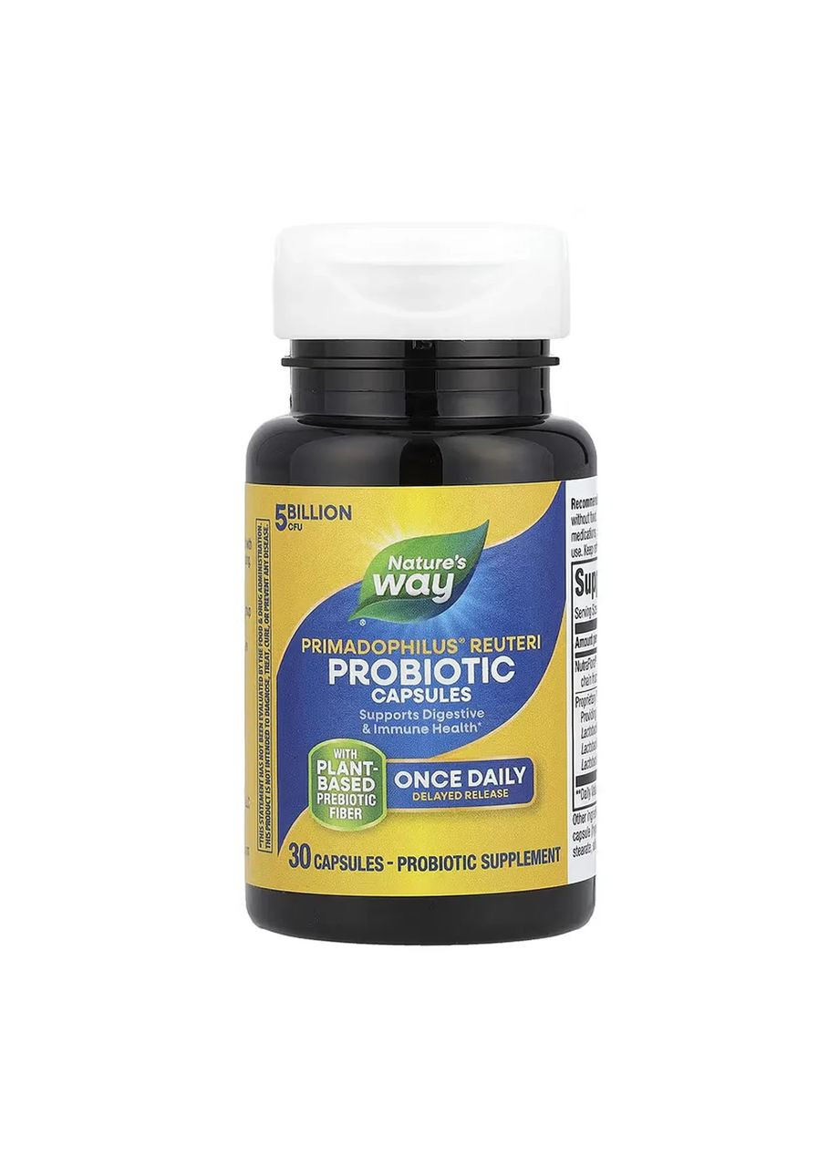 Пробіотики Primadophilus Reuteri Probiotic Nature`s Way 30 капсул Nature's Way (361115446)