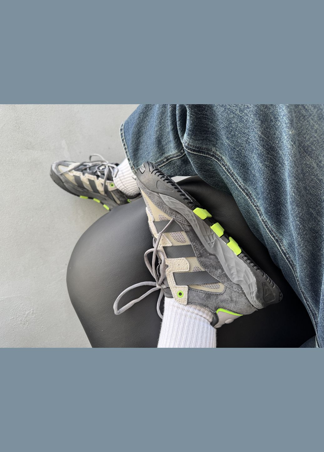 Кросівки жіночі і чоловічі Adidas Niteball gray | Адідас Найтбол сірі No Brand сірі демісезони (316091109)