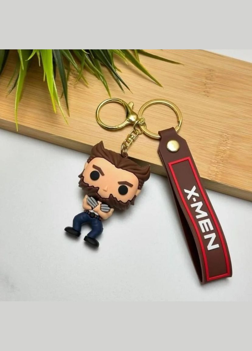 Брелок Росомаха X-men Ікс Wolverine на ключі, на сумку фігурка іграшка антистрес підвіска 5.5 см Shantou (315765175)
