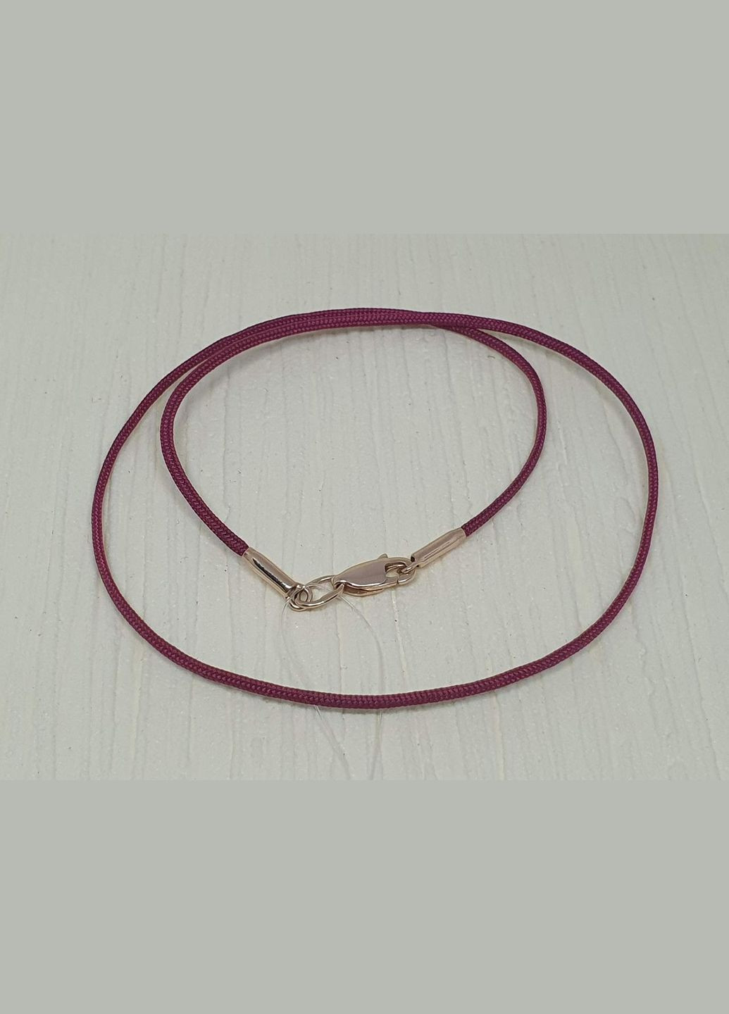 Ювелірний шнурок з текстилю з золотими вставками. 90600802КР 35 Qvaliz (270015345)