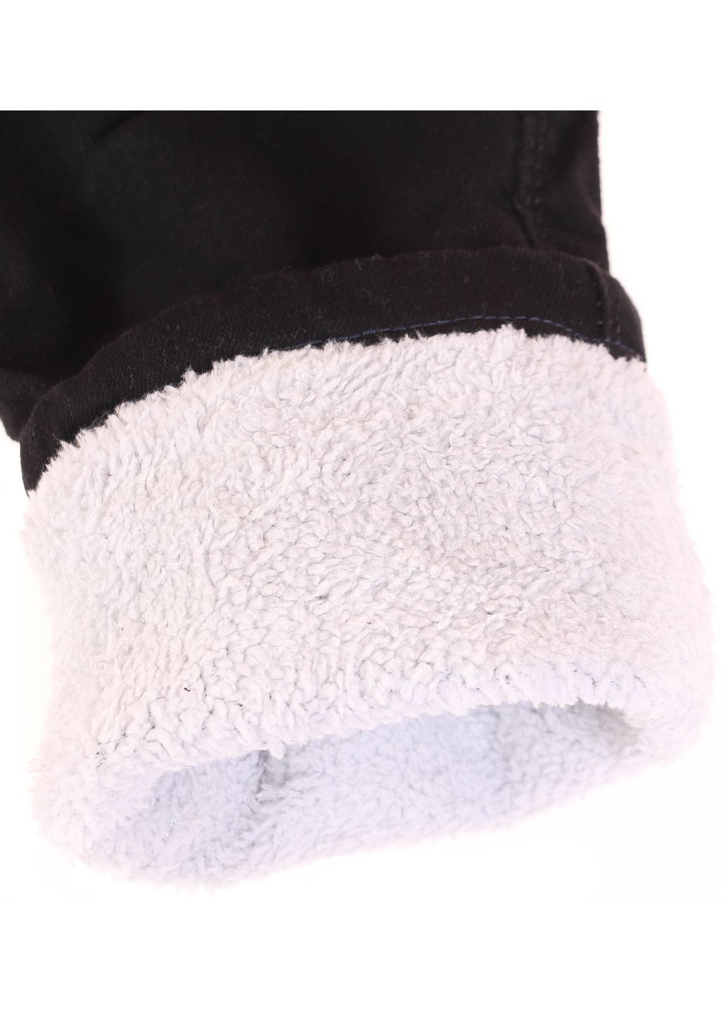 Черные зимние брюки джинсовые 12532 Sercino