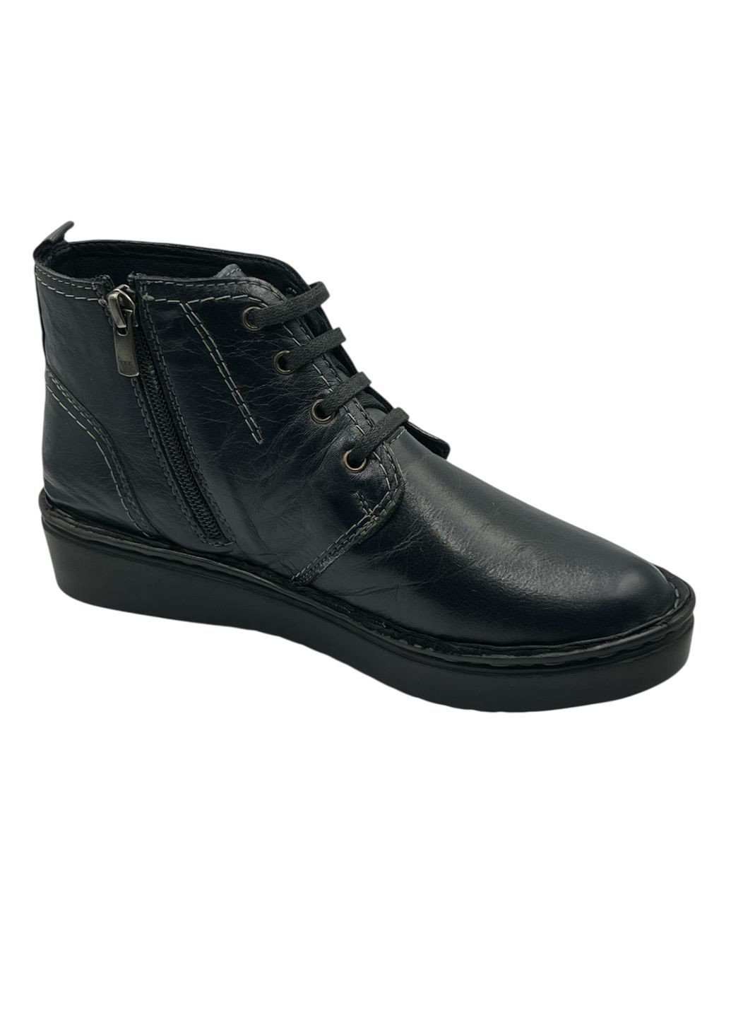 ботинки женские, демисезонные, верх натуральная кожа, внутри байка Sherlock Soon