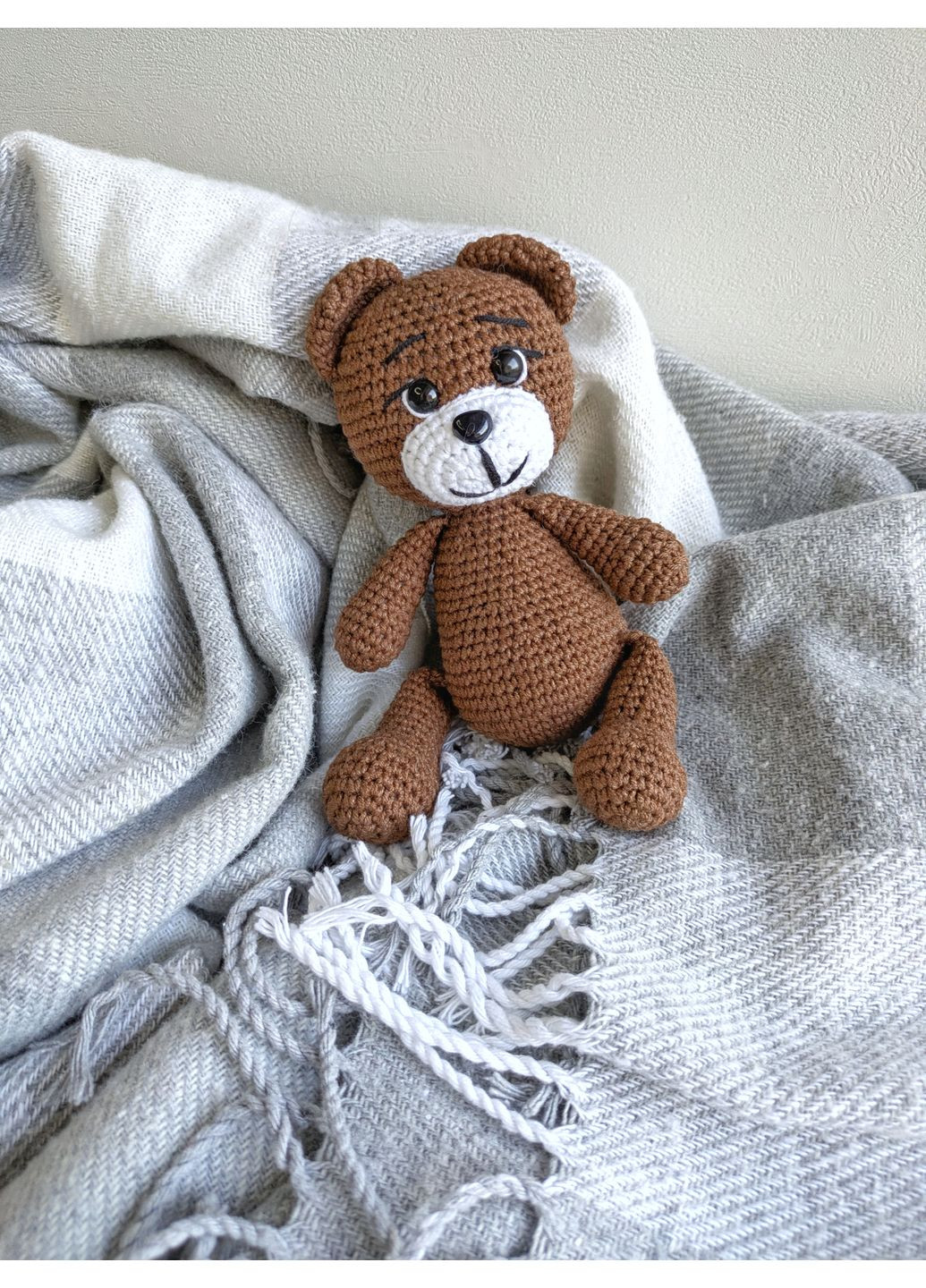 Набір для в'язання ведмедика (коричневий) Hand Made (365250665)