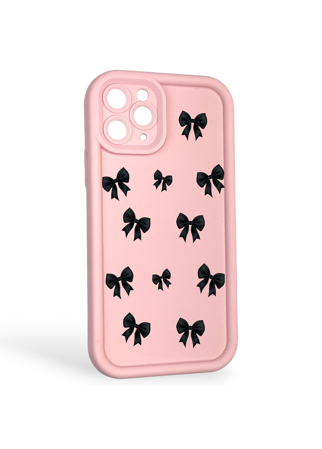 Чехол силиконовый Soft Touch с 3D принтом для iPhone 11 Pro розовый (Полная защита камеры) Apple (370671582)