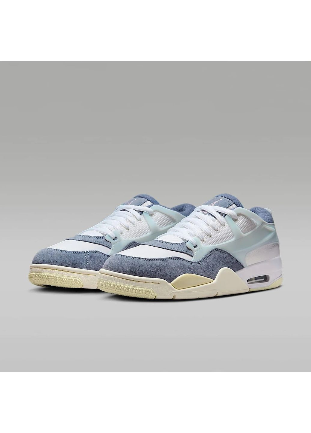 Голубые кроссовки мужские 4 rm light blue Air Jordan