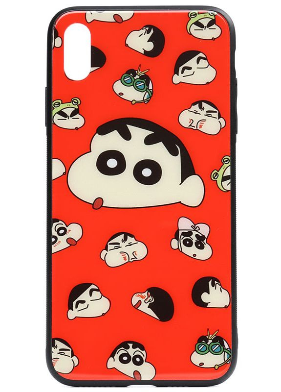 Чехол-накладка Cartoon Print Glass Case Apple iPhone X/XS A monkey Toto (301782815)