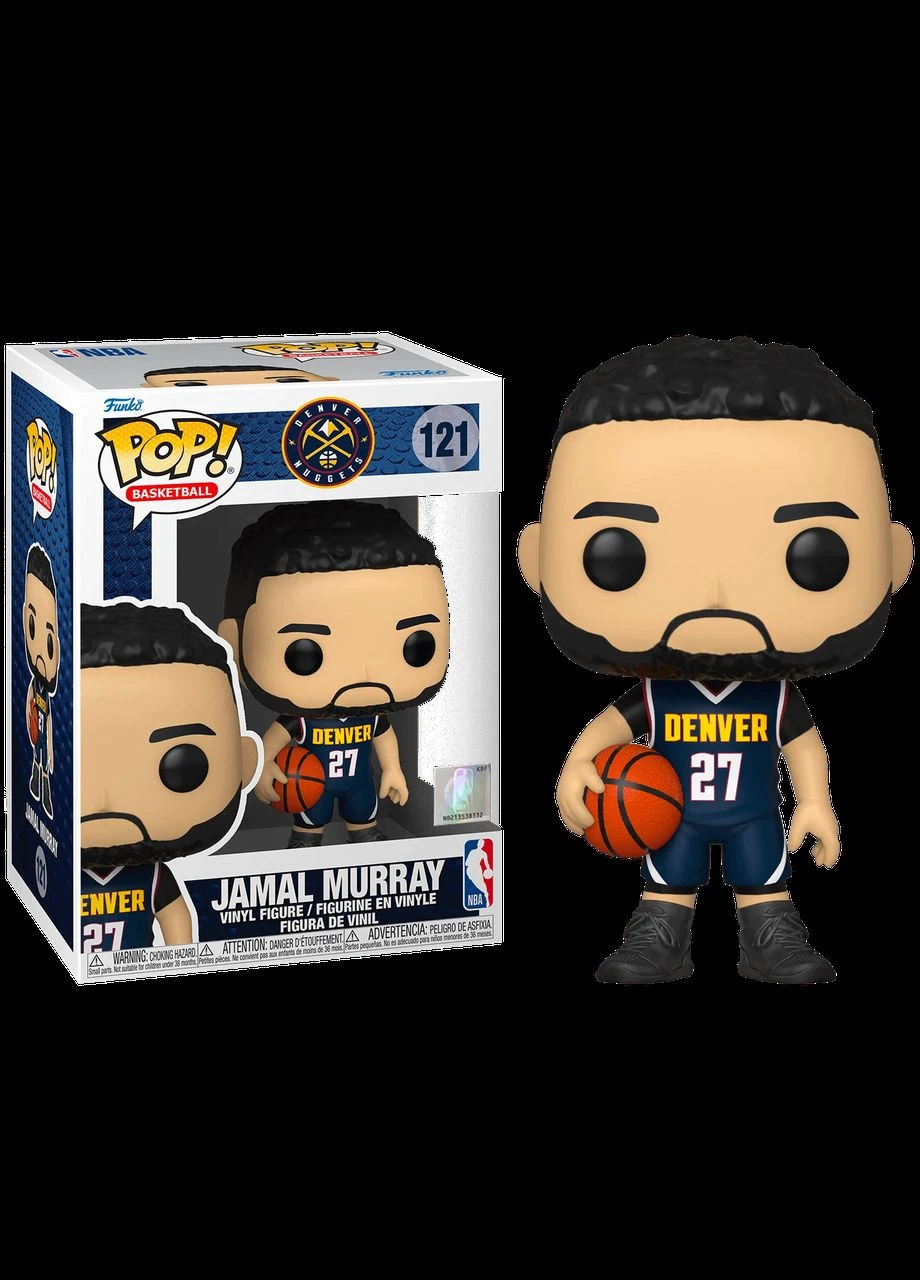 Фігурка Фанко Поп НБАДенвер Наггетс Джамал Мюррей Pop NBA Denver Nuggets Jamal Murray 10 см DN JM 121 Funko (373968543)