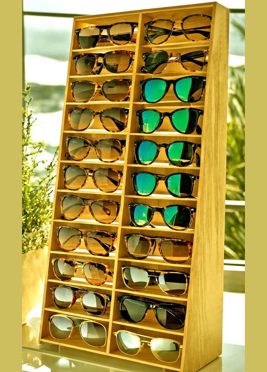 Органайзер для очков из дерева Хайтаран карри (ОЧК-007303) No Brand (328078435)