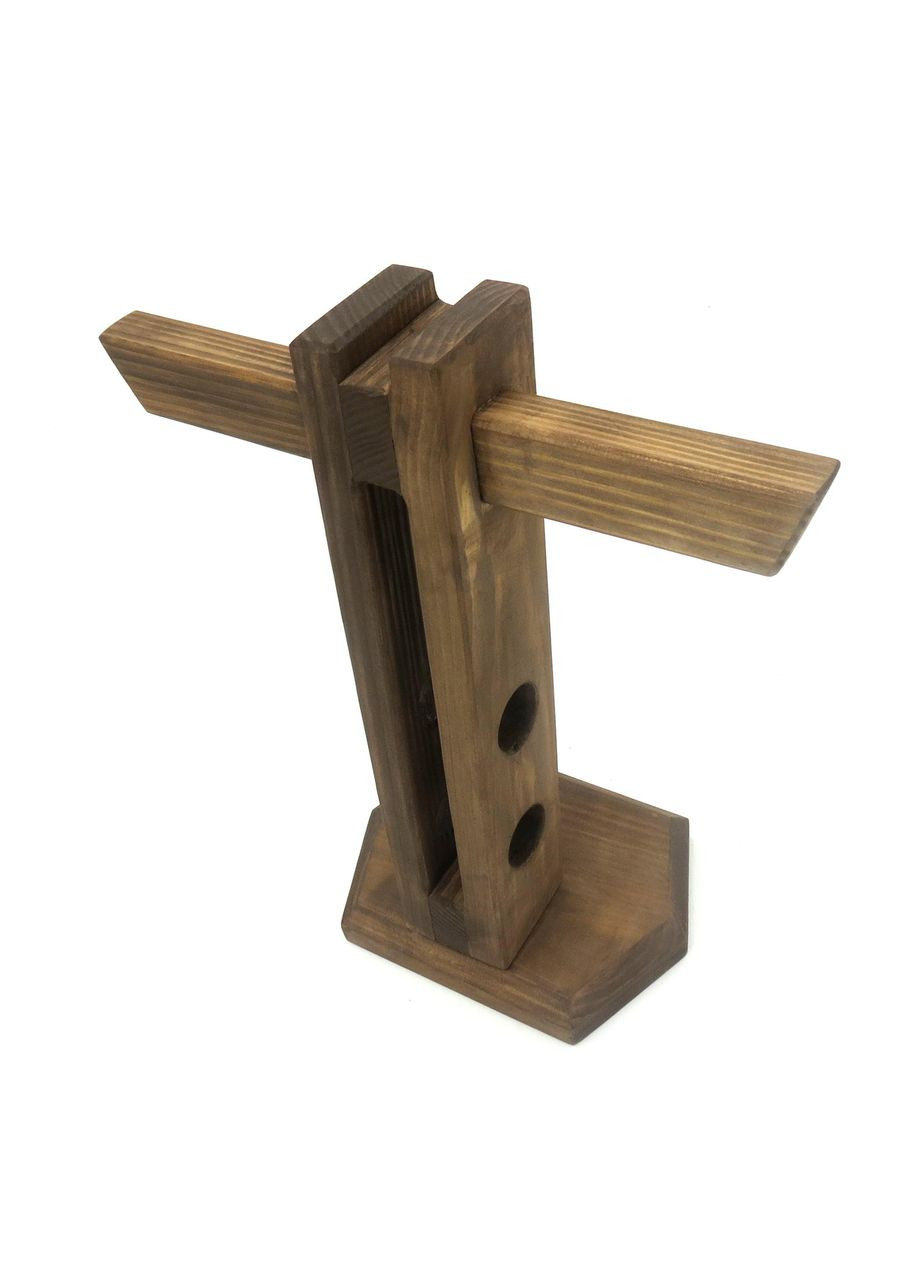 Стойка для наушников из дерева Эванс капучино (НУП-001409) No Brand (328414735)