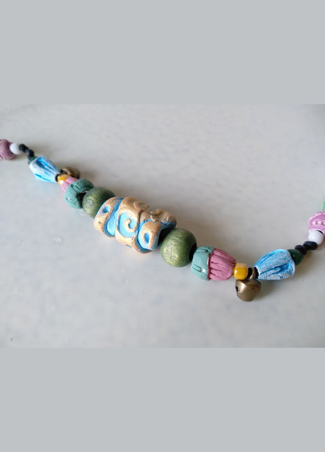 Керамические бусы ручной работы №10 Коти&Ангели (302450793)