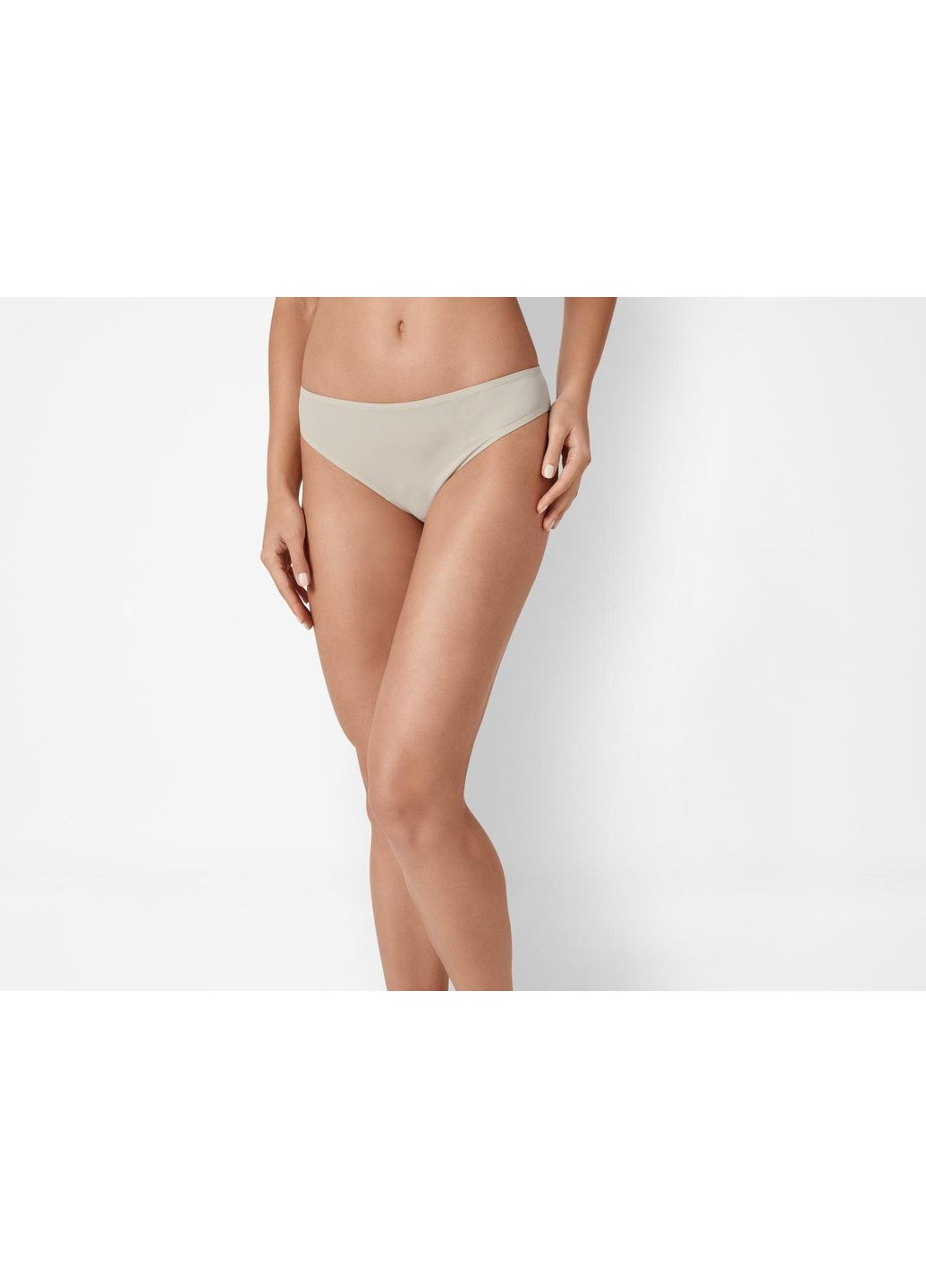 Трусики-слип набор 2 шт. в рубчик для женщины LYCRA® 473694 Esmara С гигиенической ластовицей (370563056)