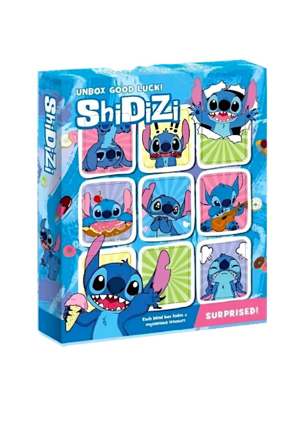 Комплект адвент календар з іграшками фігурками брелоками для дітей хлопчиків дівчаток 9 комірок (482299-Prob) Стіч Unbranded (373187636)