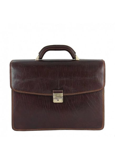 Чоловічий шкіряний портфель Italico 8008/40 moro Tony Perotti (303829945)
