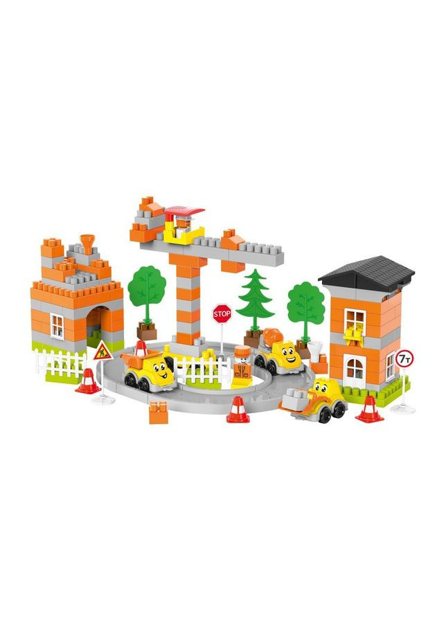 Ігровий набір конструктор 9994TXK 170 деталей та 3 машинки ТехноК (302384637)