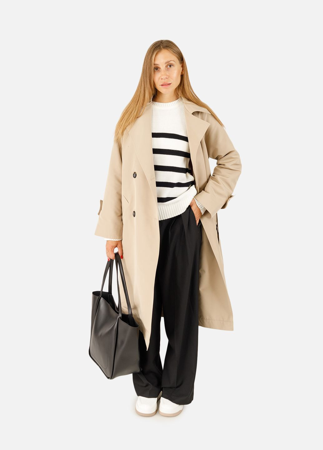 Жіночий плащ колір бежевий ЦБ-00258990 RUKAV демісезон (301196353)