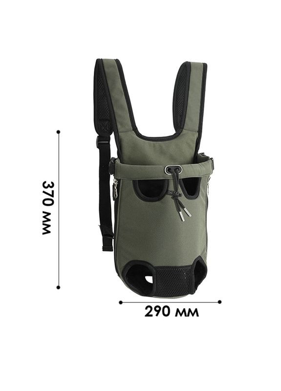 Рюкзак- кенгуру для животных A01002-NF Green 8шт Lesko (356500253)