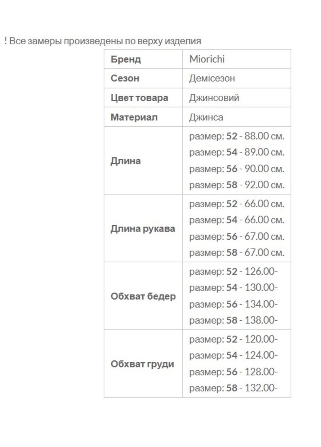 Голубая демисезонная демисезонная джинсовая куртка-ветровка вд-8 MioRichi