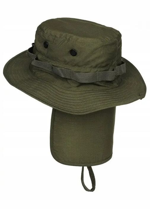 Панама Sturm Mil-Tec British Boonie Hat with Neck Flap R/S L Olive M-TAC (302253500)