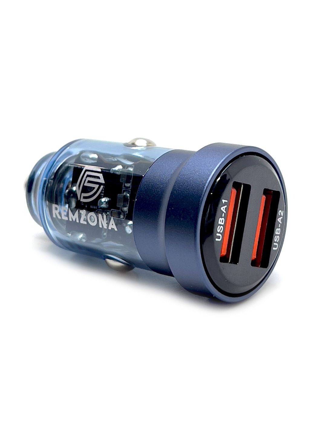 Автомобильное зарядное устройство для автозарядки Treneas 30W CCAA-06BL |2USB, 3A, 30W | Синий Remzona (334293839)