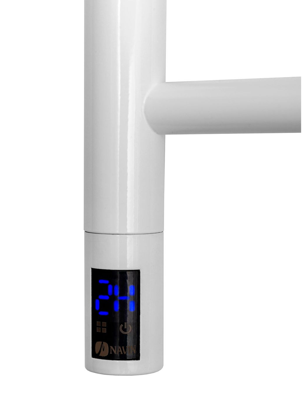Полотенцесушитель Омега 530х600 Sensor правый с таймером 12015033-5360 Navin (266903689)