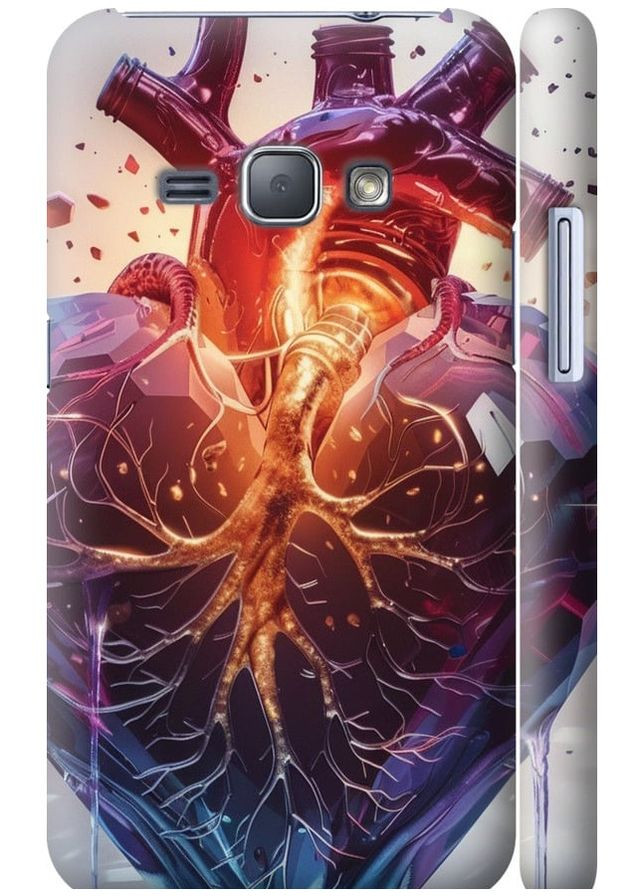 3D пластиковый глянцевый чехол 'Crystal Heart' для Endorphone Samsung Galaxy J1 (2016) Duos J120H (286763095)