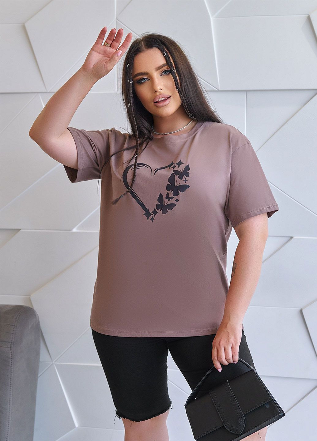 Женская футболка с рисунком Fashion Girl Spark - (295264110)