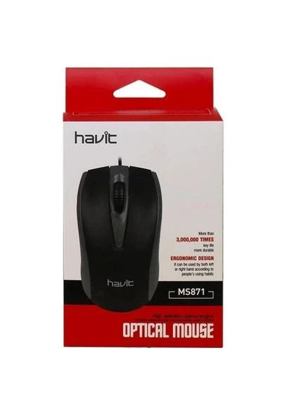 Мишка провідна HV-MS871 USB Black Havit (317192454)