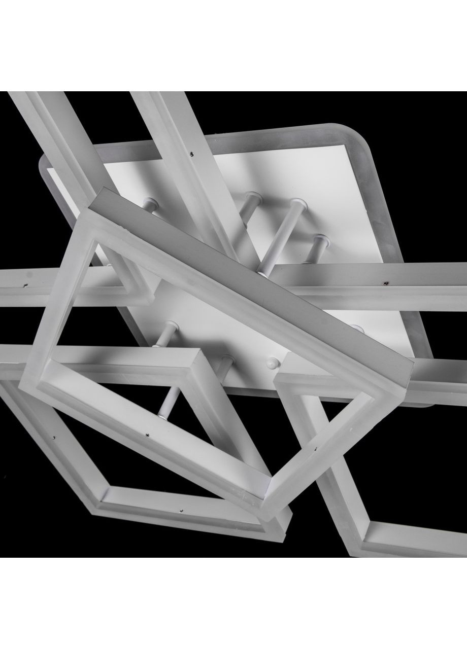 Стельова світлодіодна люстра з пультом диммером та підсвічуванням основи Y1569/4+1/ No Brand (352230236)