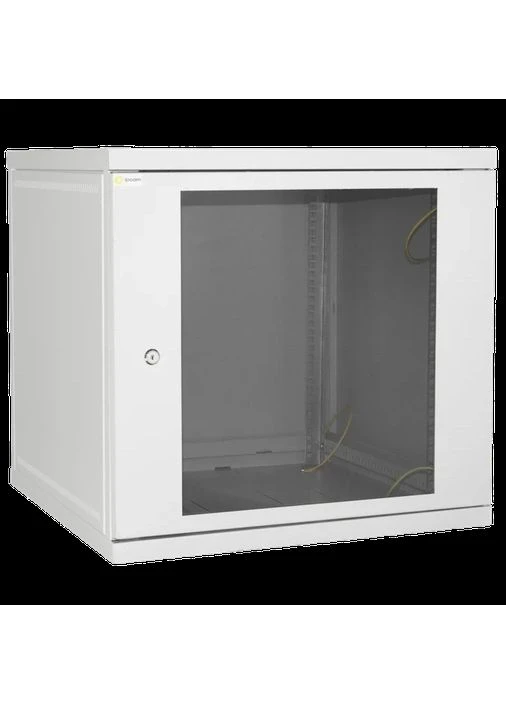 Шафа настінна 19″ СН-12U-06-06-ДС-1-7035 Ipcom (401624809)