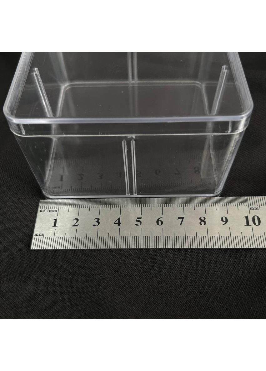 Пластикова тара 9x9x5.5 см (контейнер, органайзер) для рукоділля та шиття Plus-plus (354795252)