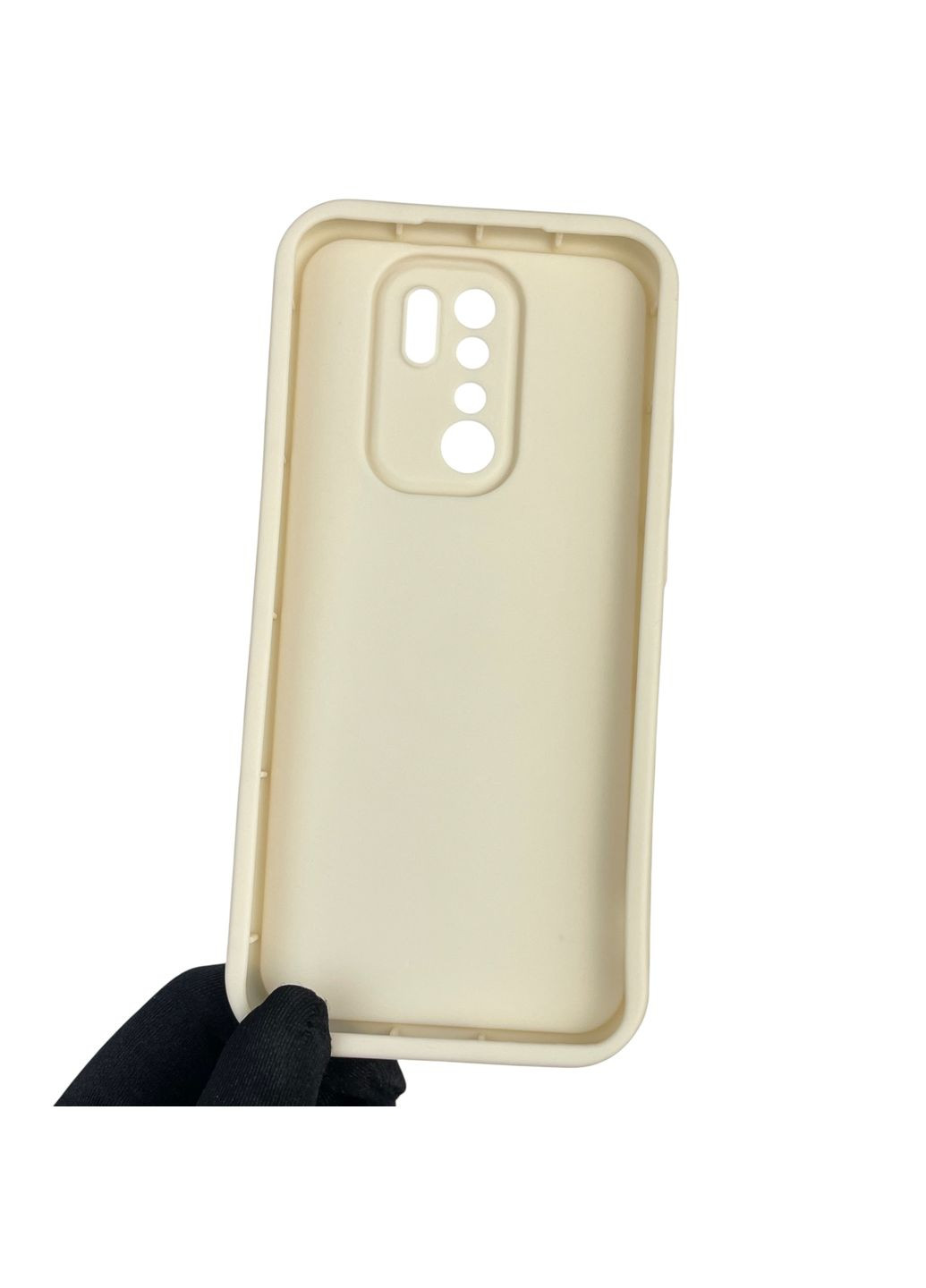 Чехол силиконовый Soft Touch с 3D принтом Майнкрафт для Redmi 9 молочный (Полная защита камеры) Xiaomi (373425074)